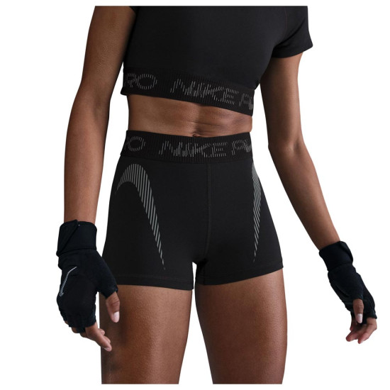 Nike Γυναικείο σορτς-κολάν Pro Mid-Rise 3'' Graphic Biker Shorts
